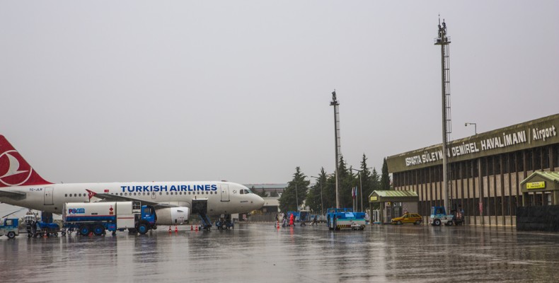 فرودگاه اسپارتا در نزدیکی آنتالیا؛ محل فرود پروازهای ایرانی در تور آنتالیا