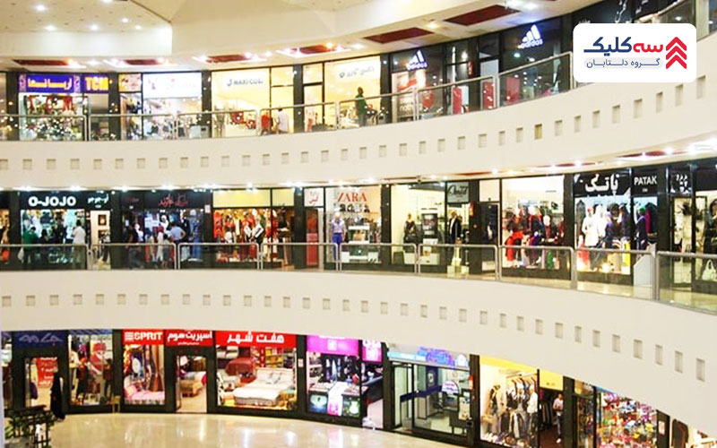 نمایی دیگر از بازار مرکز تجاری کیش 