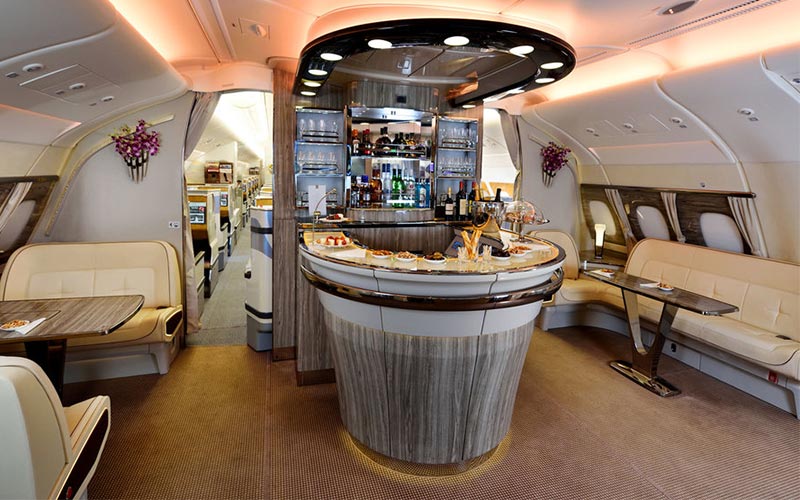 لوکس ترین پروازهای فرست کلاس در دنیا