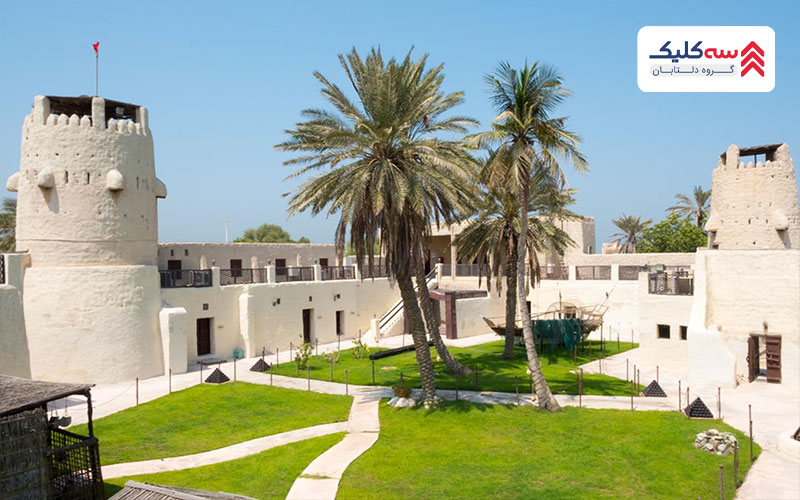 تصویرجاذبه گردشگری حیاط ساختمان عجمان دوو