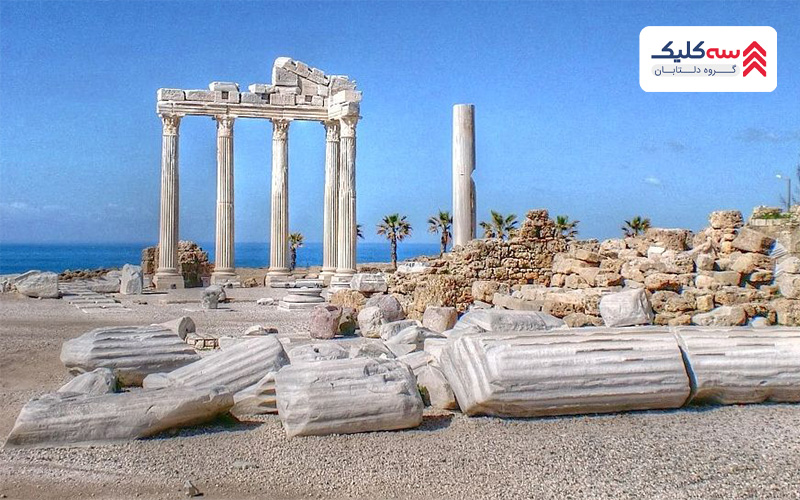 معابد آپولو و آتنا از  جاذبه­ های گردشگری سیده  