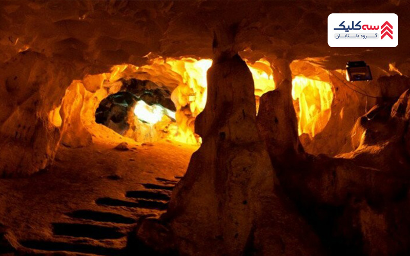 غارهای دودنسیک یکی از پر رمزو راز ترین  جاذبه­ های گردشگری سیده  