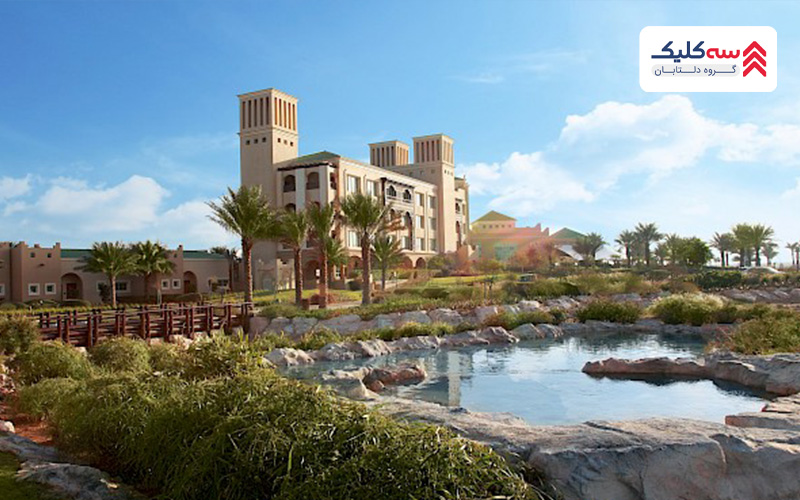 اقامت درابوظبی در ساختمان شیخ زاید که به عنوان مهمانسرای جزیره می باشد