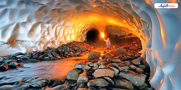 ماه عسل کجا بریم؟ تونل برفی ازنا