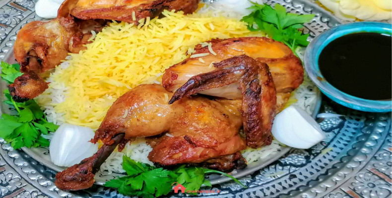 اکبر جوجه در رستوران معتمد کرمانشاه