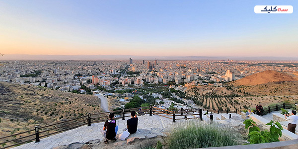 بام شهر در کوه پارک مشهد