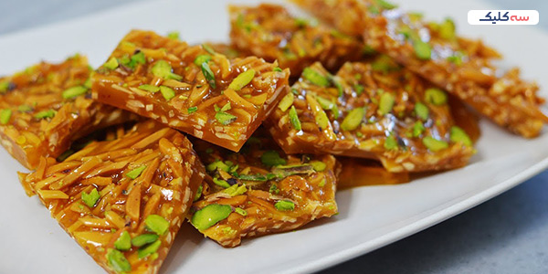 سوهان عسلی از سوغاتی های اصفهان