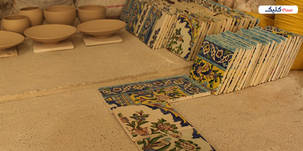 کاشی و سفال از سوغاتی های اصفهان