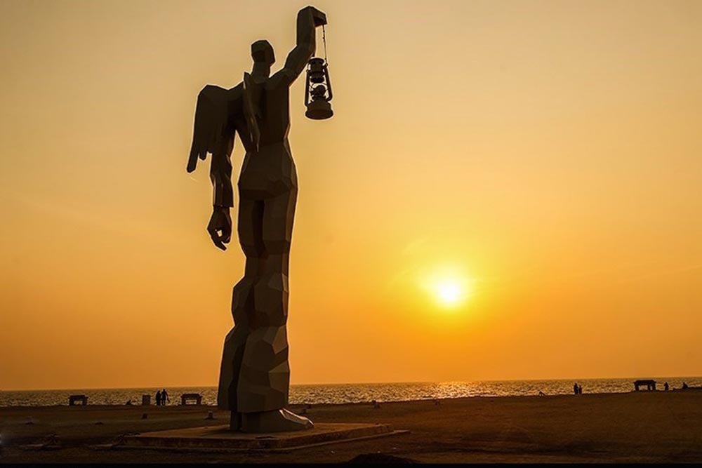 کلبه هور در سفر به کیش