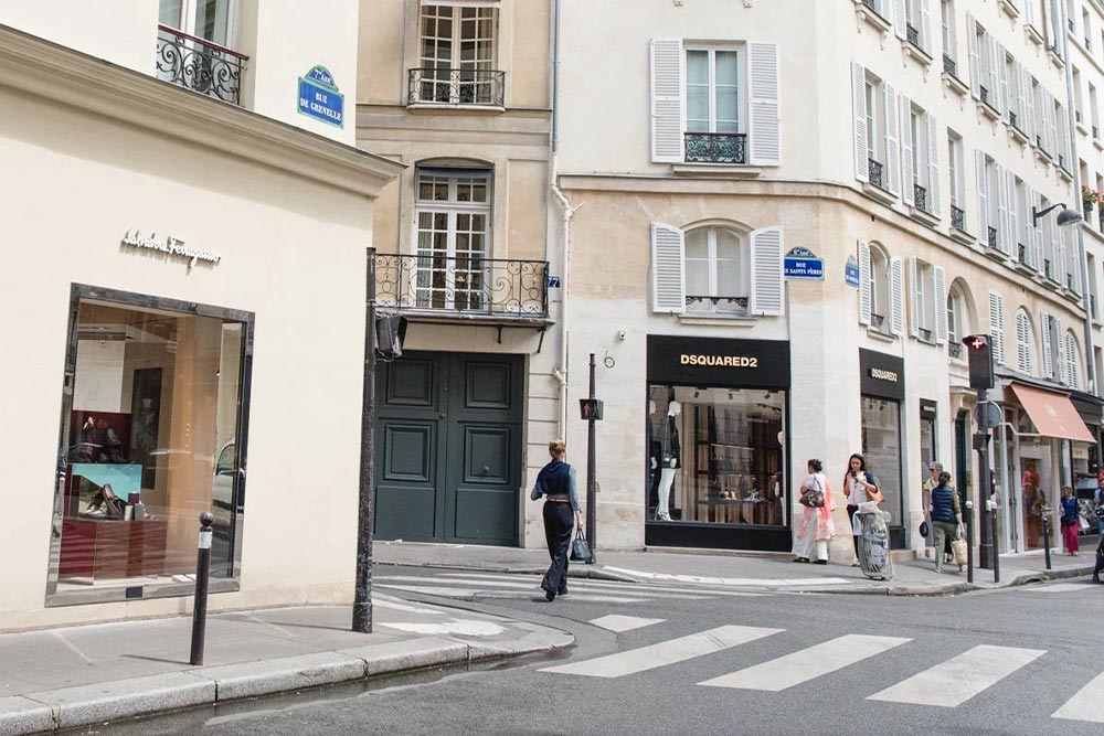 Luxury brands in Paris