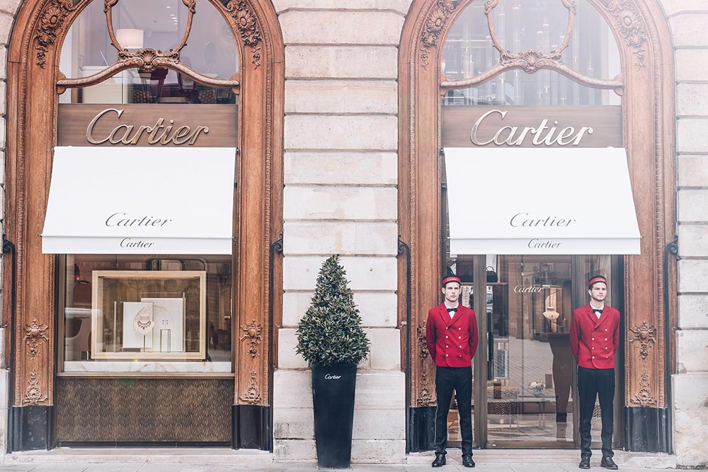 Luxury brands in Paris