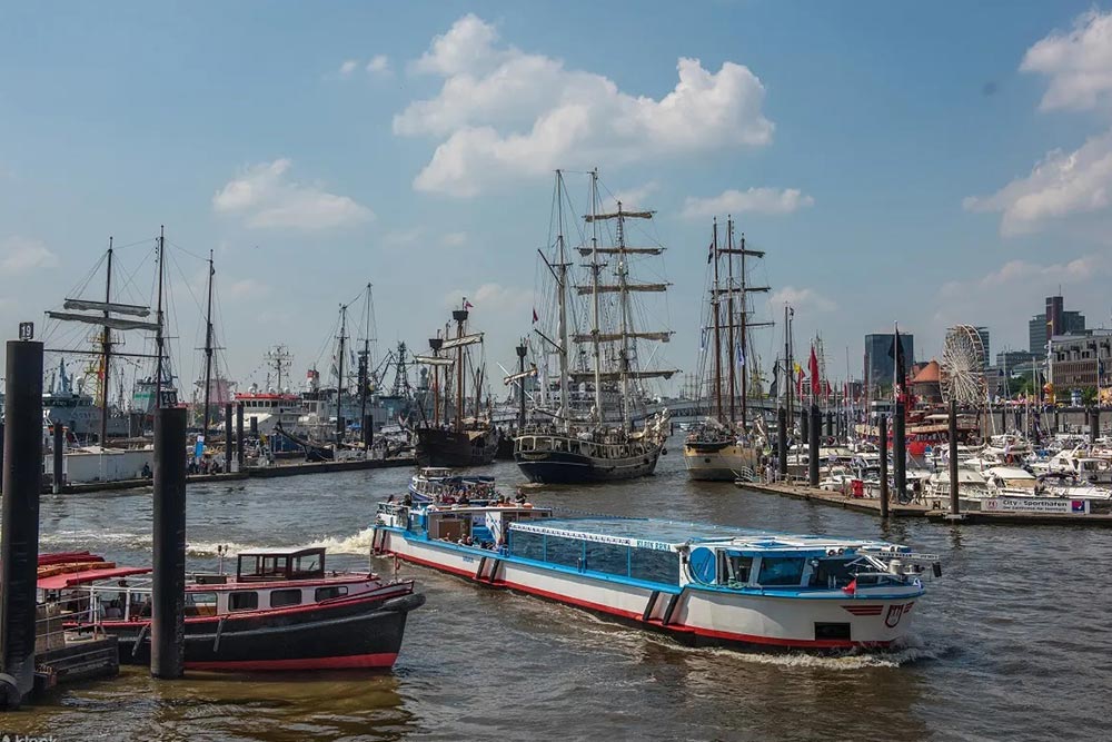 Hamburg fishing port