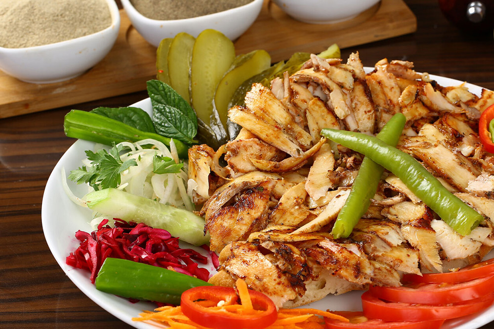 Ragag bread at Shai Al Shomos restaurant