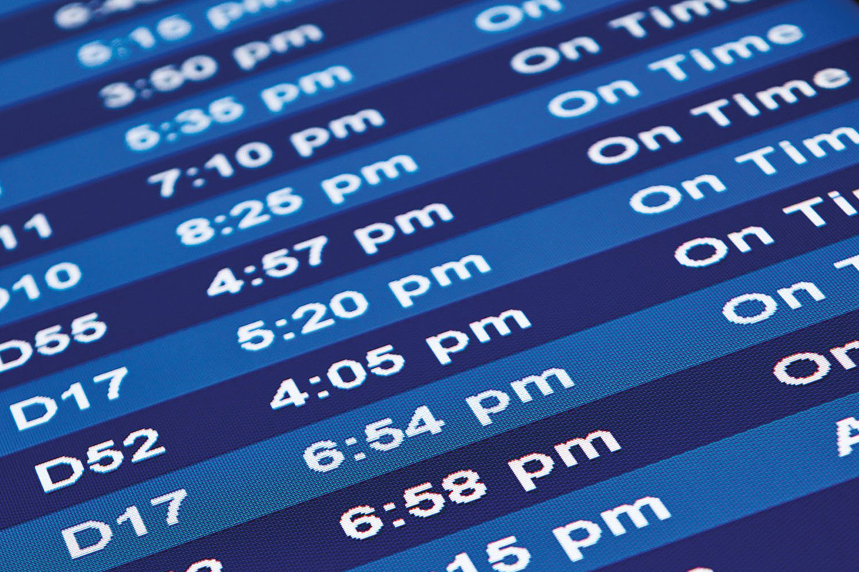 اطلاعات پرواز فرودگاه