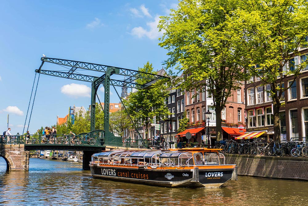 Boat ride in Amsterdam