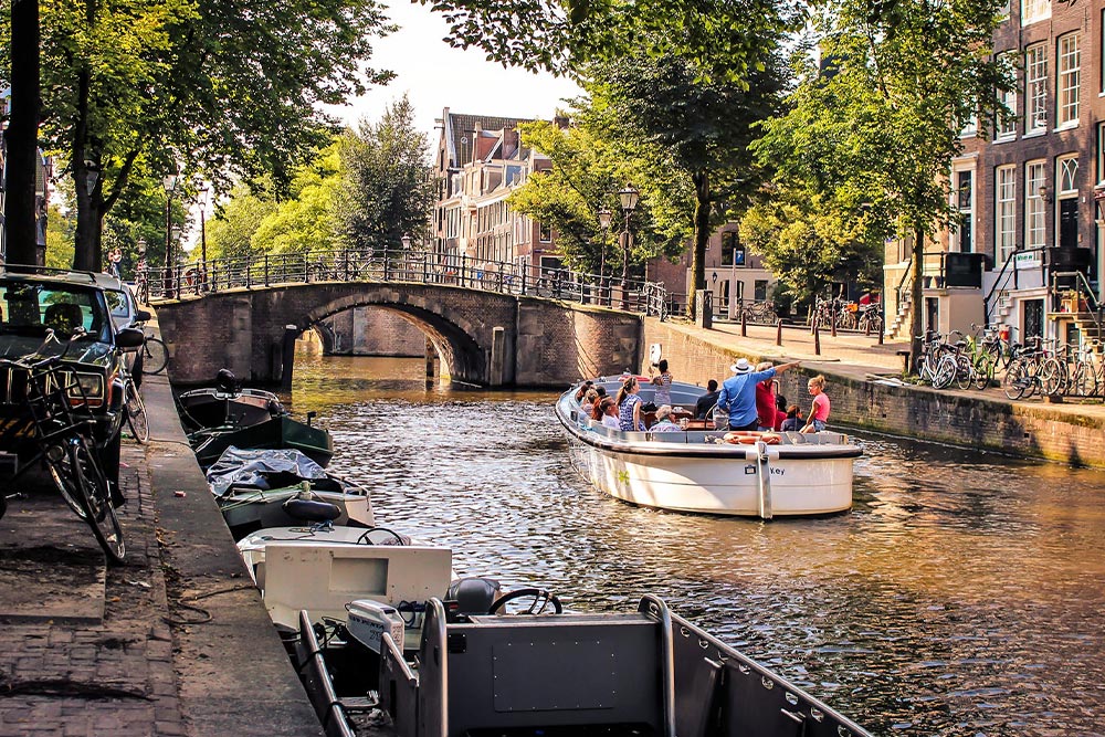 Boat ride in Amsterdam