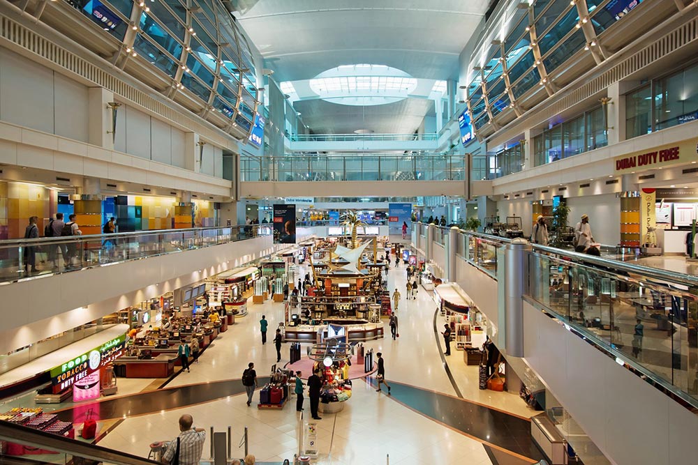 امکانات فرودگاه بین المللی دبی