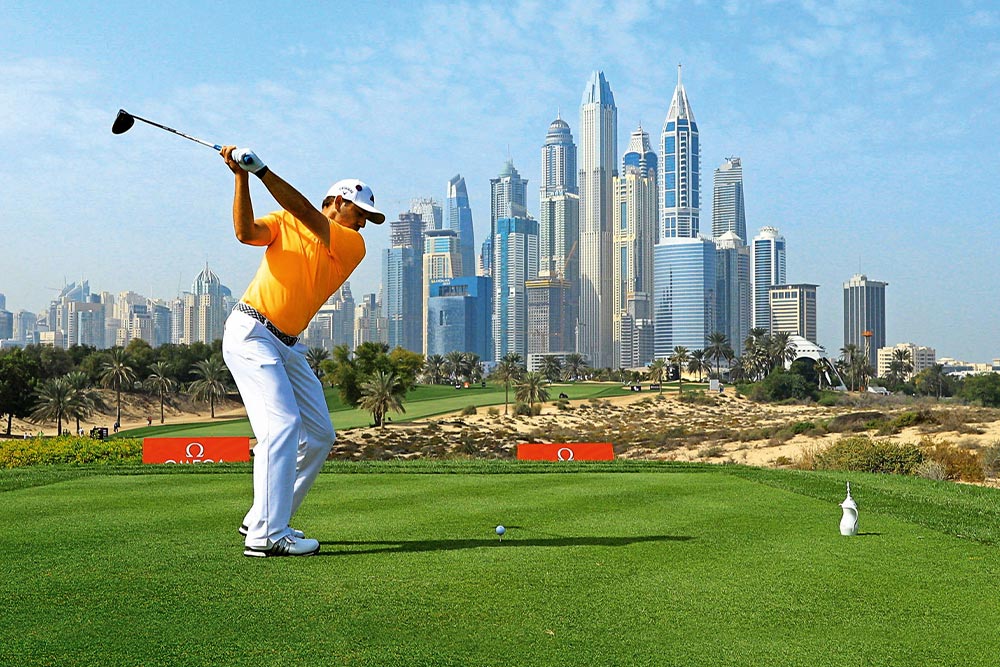  در سفر به دبی در زمستان Omega Dubai Desert Classic