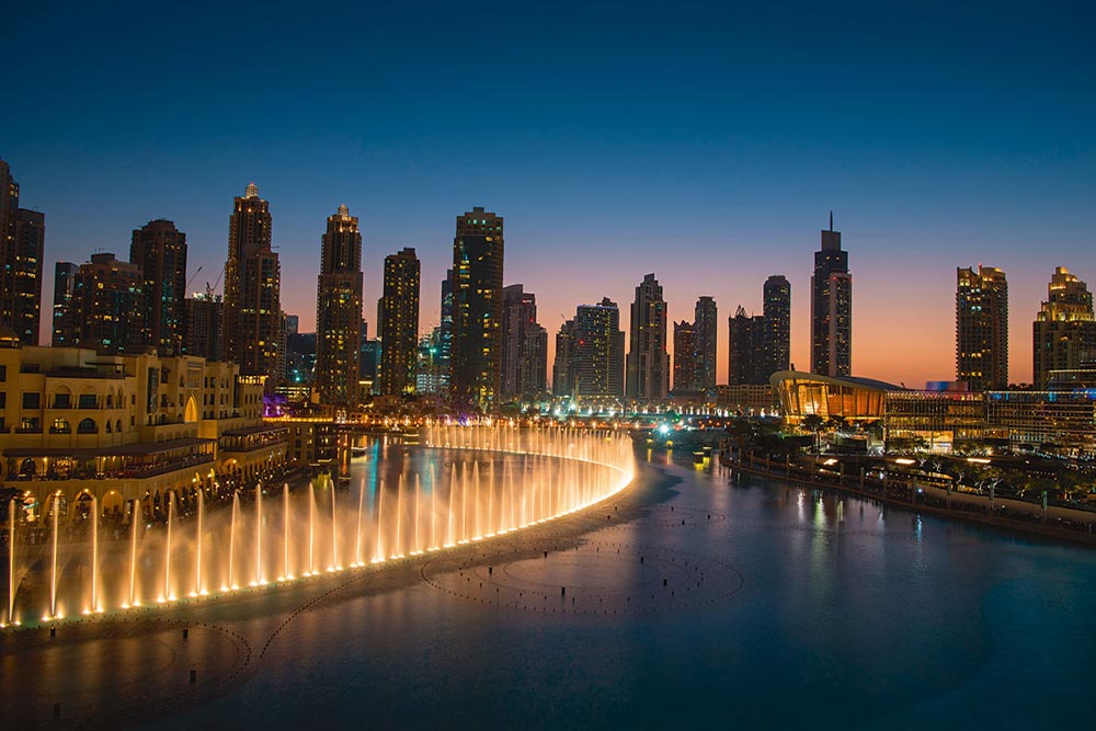 Dubai musical fountain