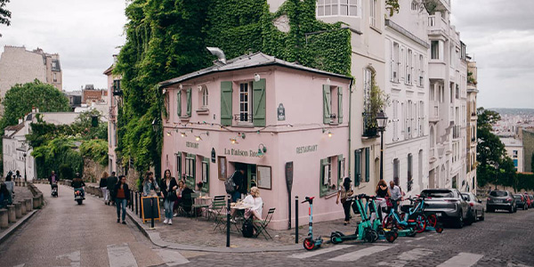 Montmartre area of Paris