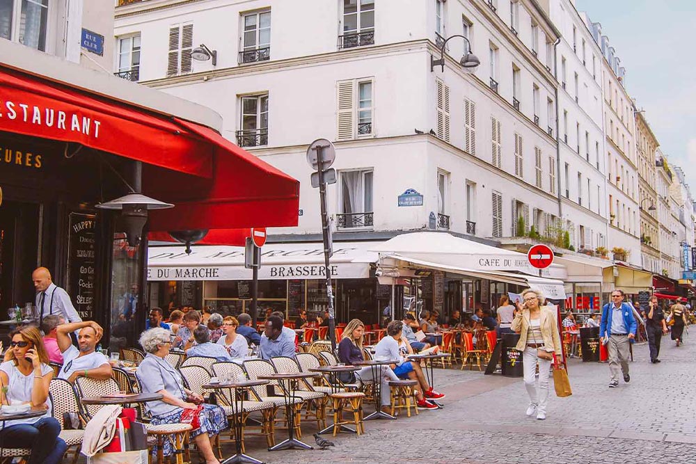 The streets of Paris
