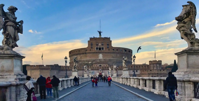 هوای سرد در رم در ماه فوریه