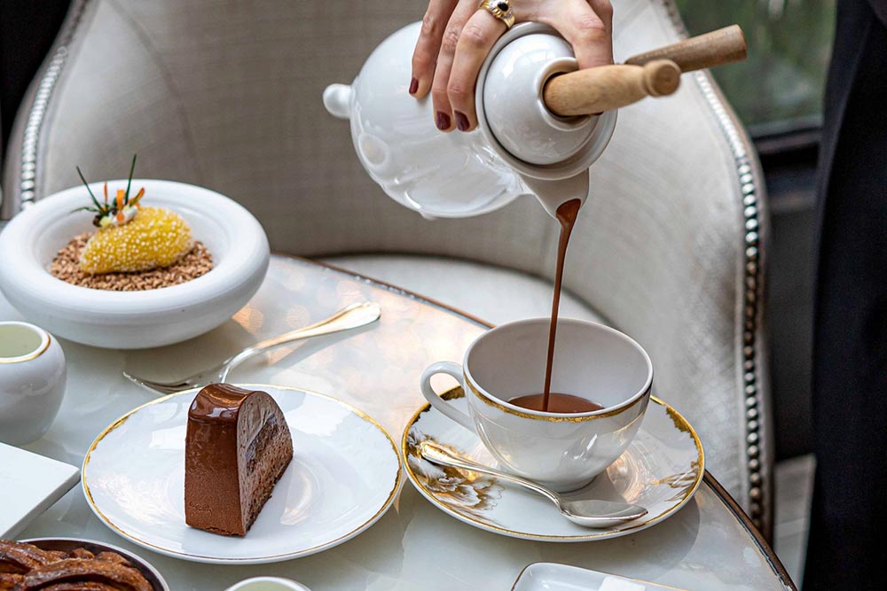 Palace of Versailles hot chocolate in Paris