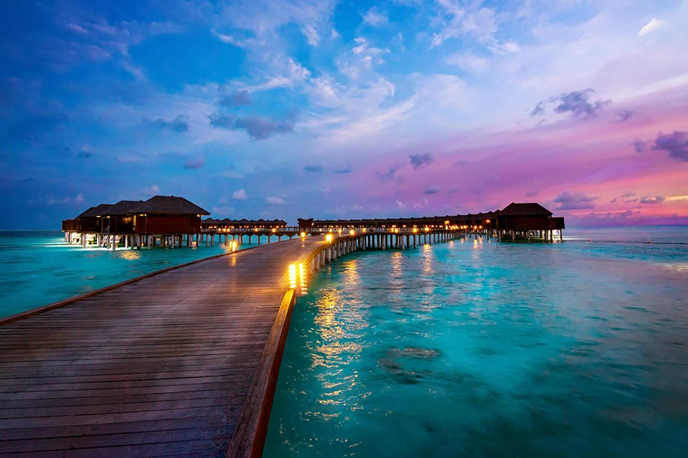 Winter season in Maldives