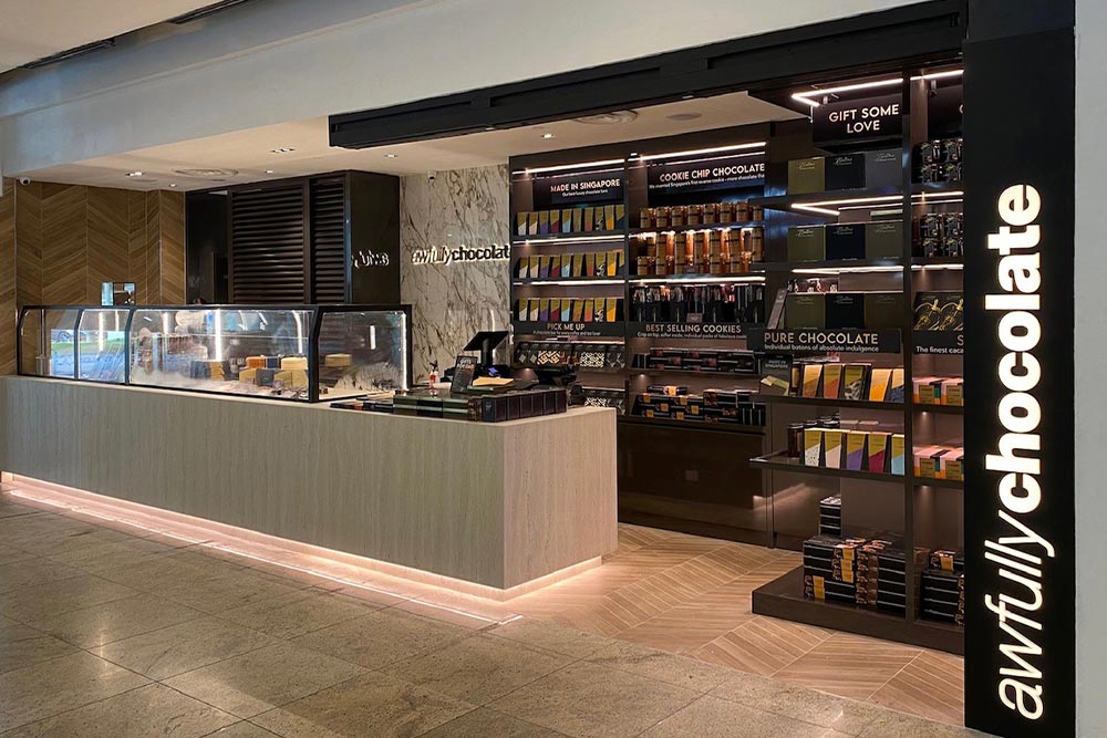 شکلات فروشی های سنگاپور 