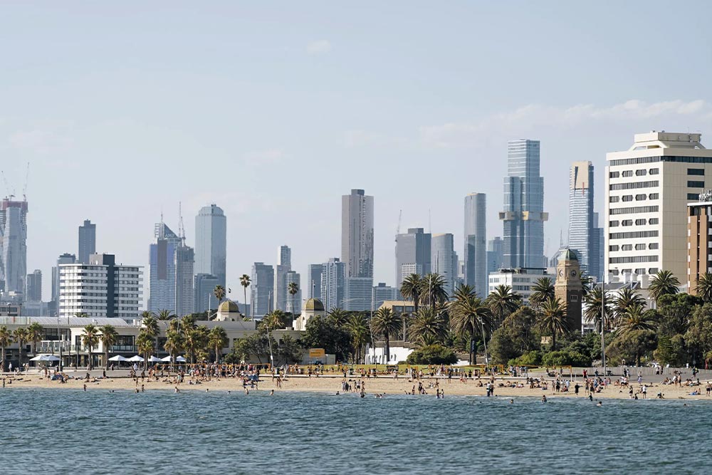 Melbourne in summer