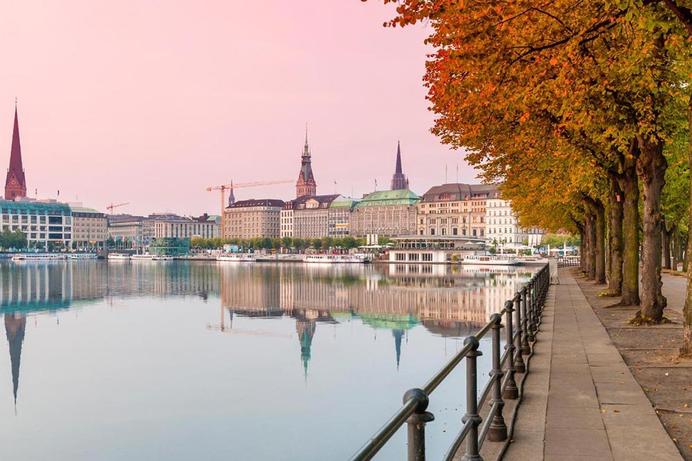 Hamburg in spring