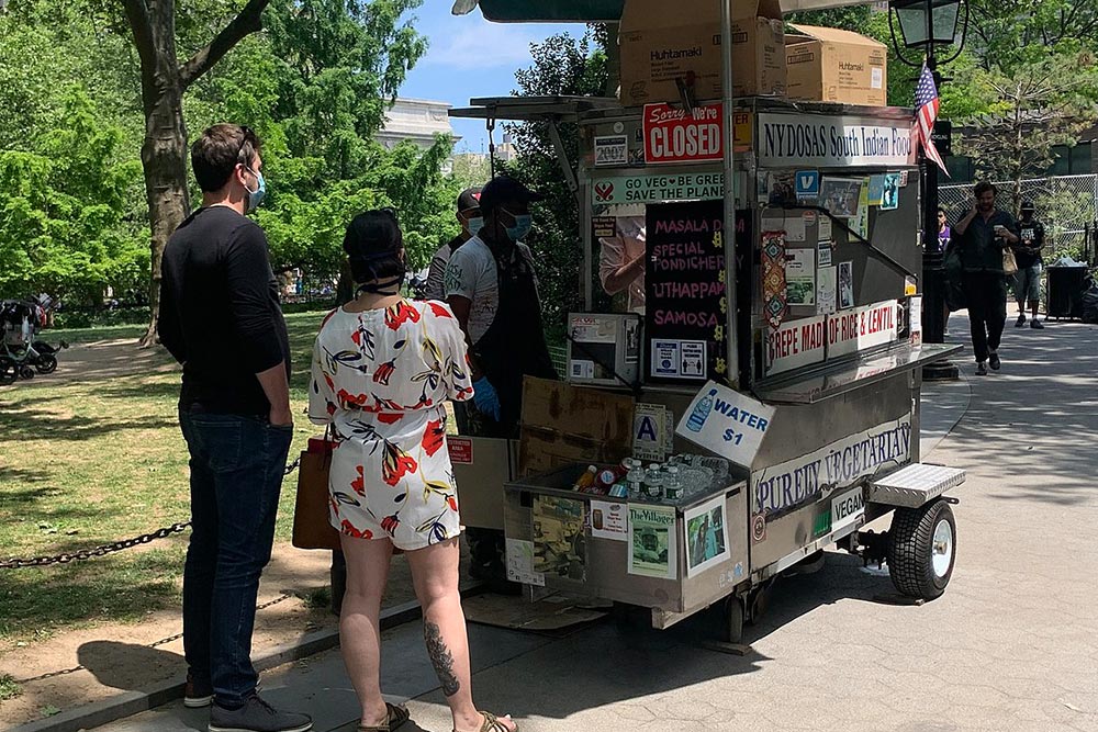 غذا های خیابانی نیویورک 