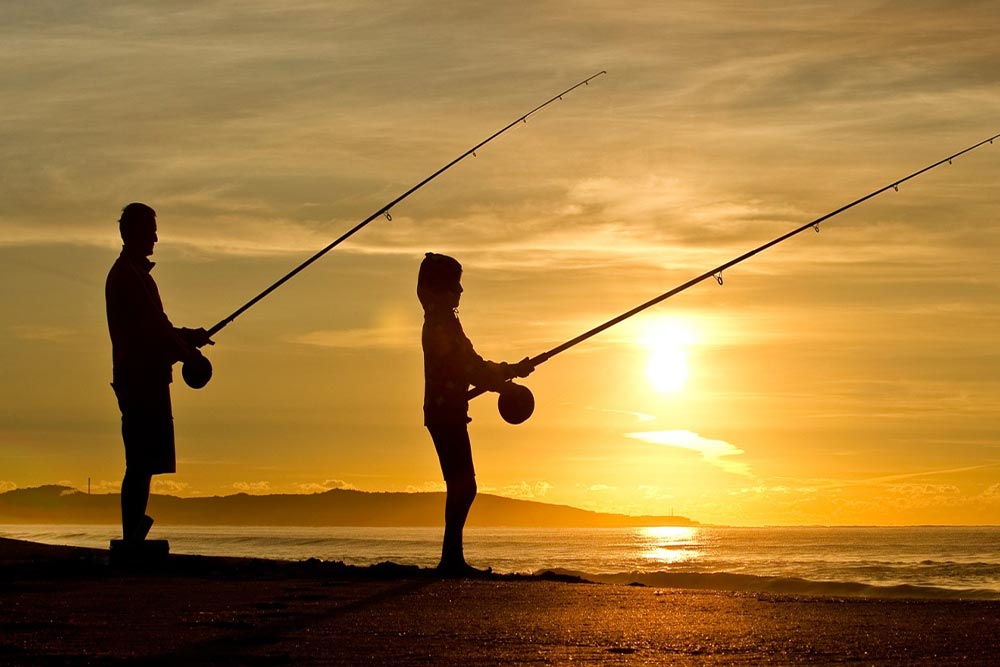 ماهیگیری از تفریحات رایگان کیش