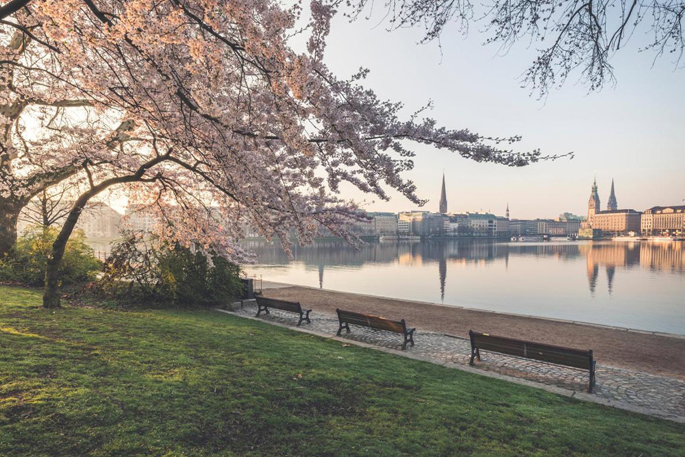 Hamburg in spring