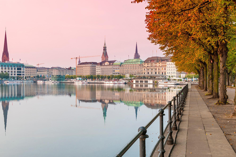 Hamburg in autumn