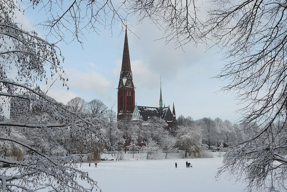 Hamburg in winter