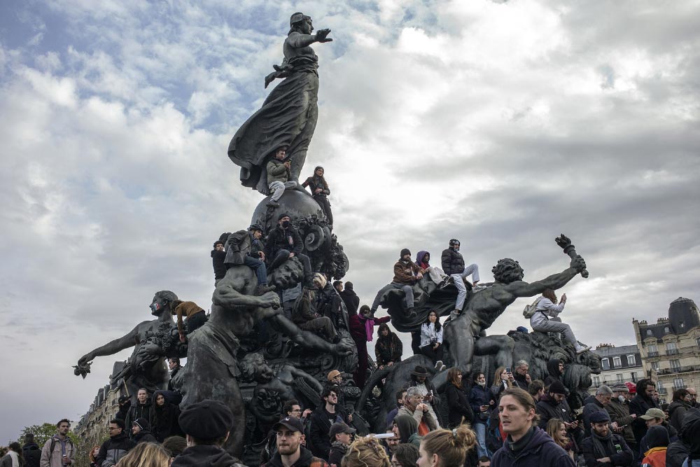 Demonstrations in Paris