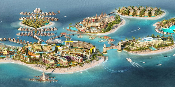 در جزایر جهان دبی، شما به کدام کشور سفر می کنید؟!