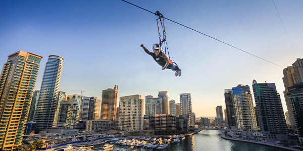 Dubai zip line