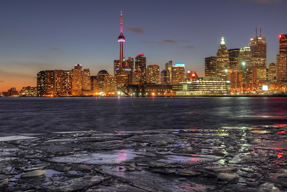 Polson Pier in Toronto