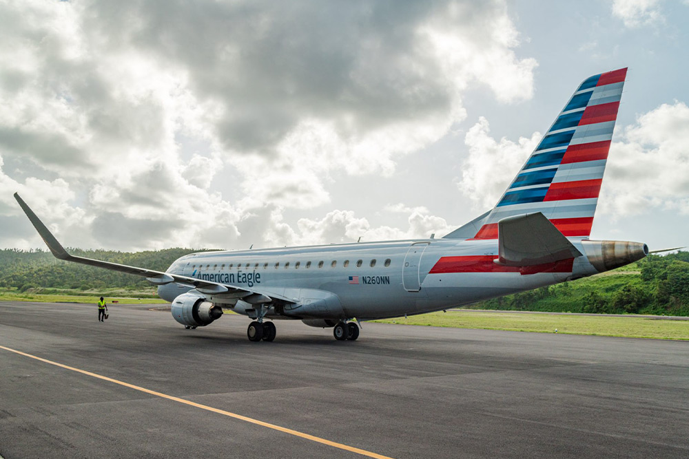 Flight from Iran to Dominica