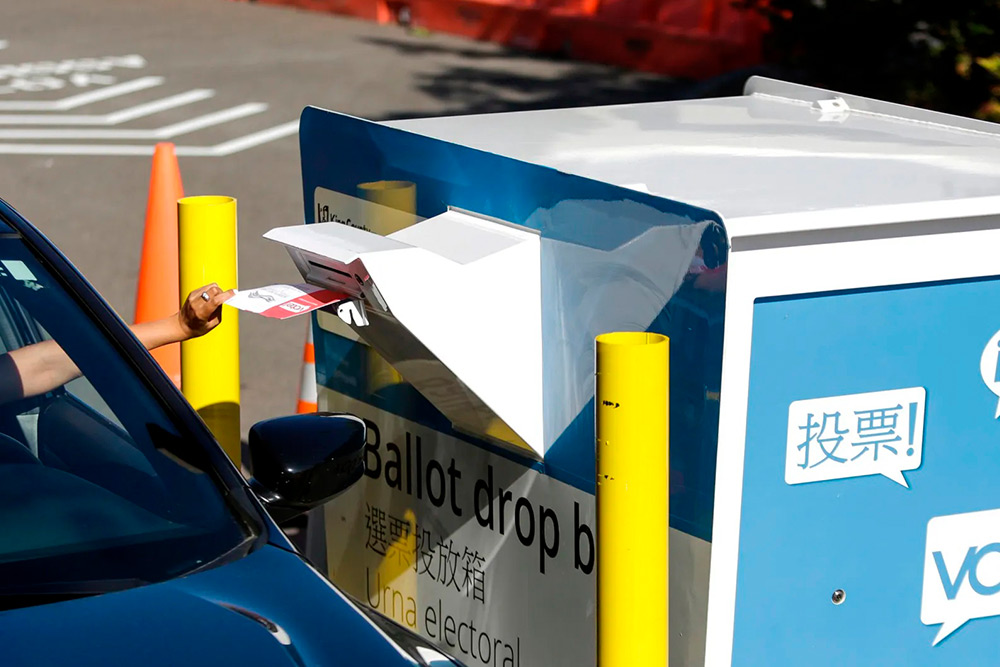 The people of Washington vote