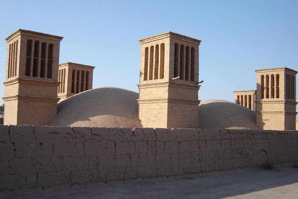 آب انبار پنج بادگیر کیش