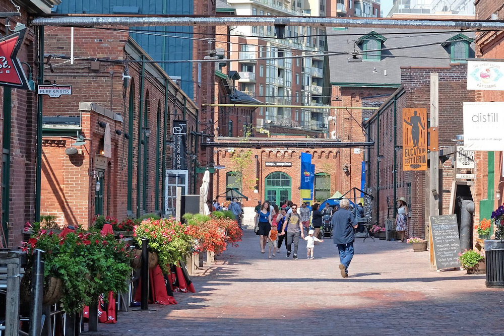 Distillery District neighborhood