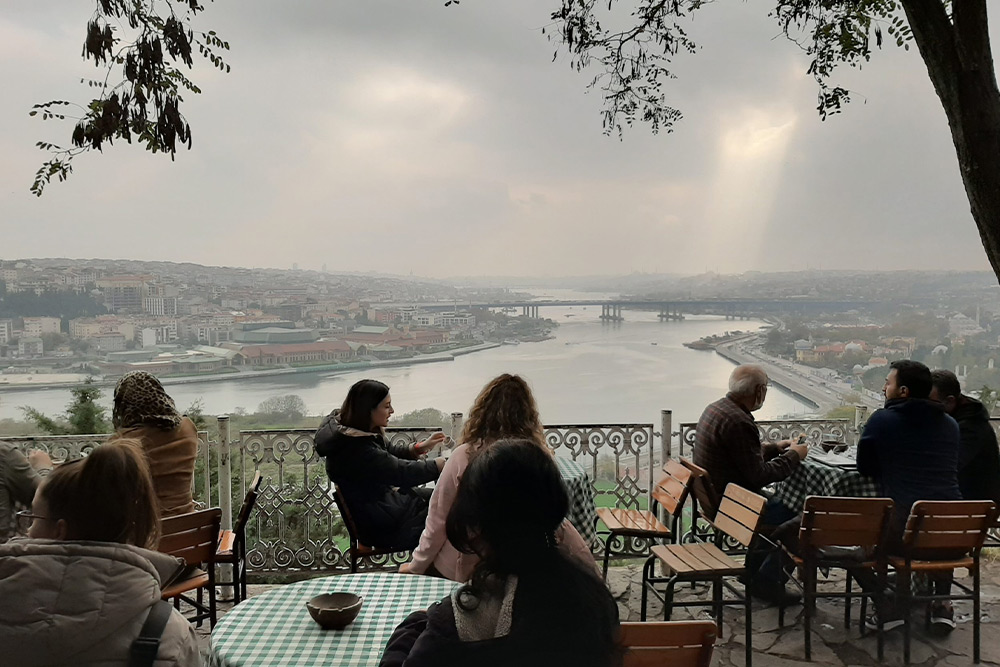 بازار قهوه استانبول Pierre Loti Cafe