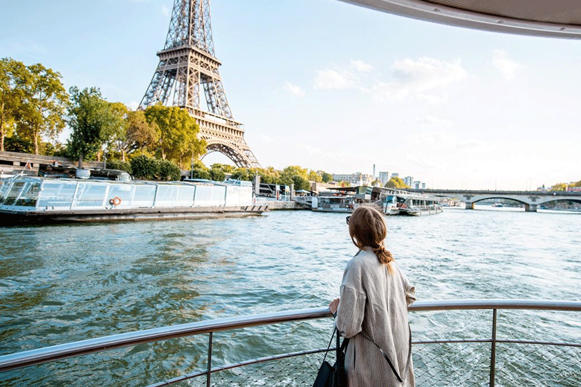 Boat ride on the Seine