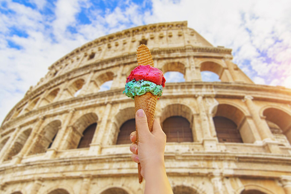 Gelato in Rome