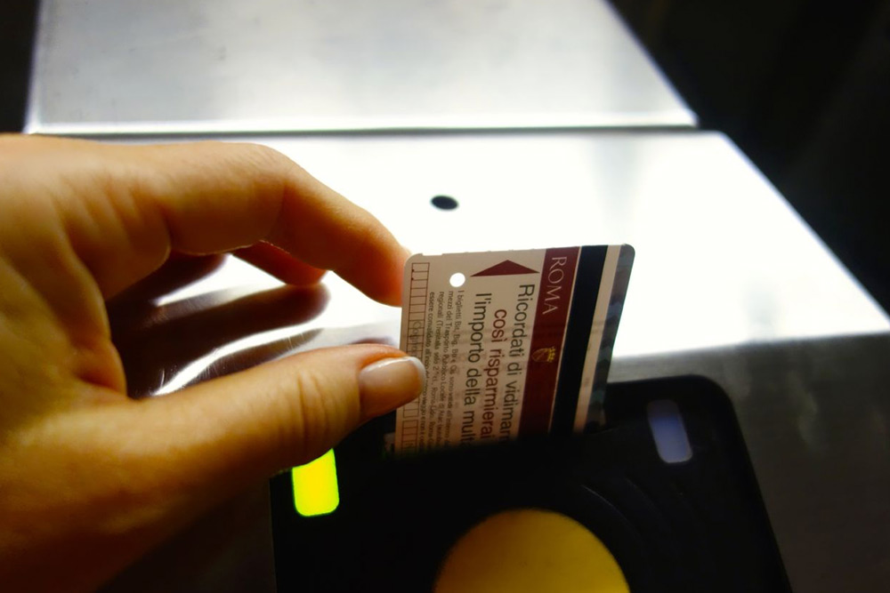 Rome bus ticket