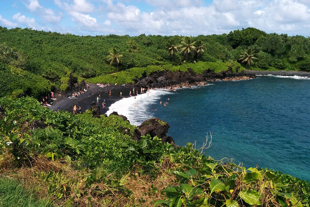 Honokalani Beach, Wai’anapanapa State Park, Maui, HI