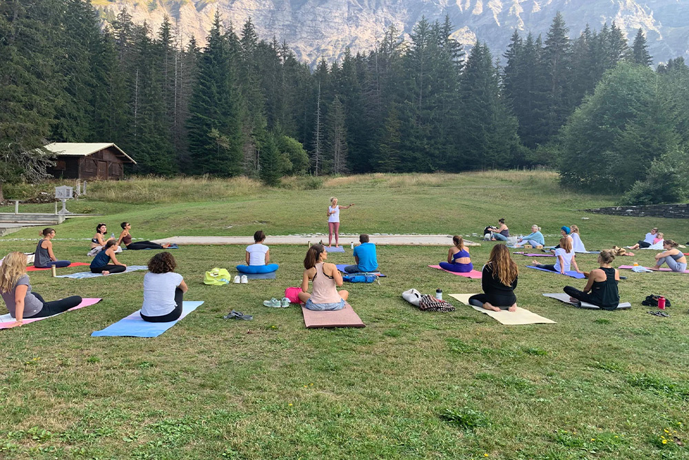 Yoga On the Mountain
